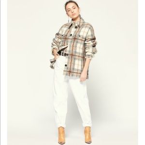 Isabel Marant Étoile Gaston checked shirt jacket L